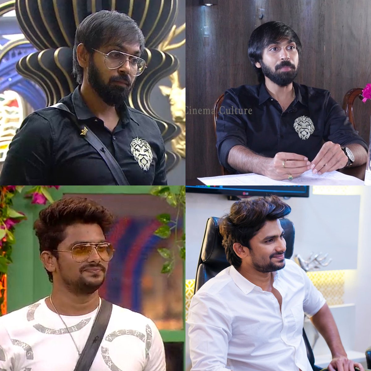 VidyaV007's tweet photo. Day 3 vs recent pic of #VJSunny and #Maanas .
They have lost a lot of weight.
As Maanas wearing the same shirt, transformation is clearly evident.
@ActorMaanas @vjsunnyofficial please take care of your health.
You being hale, healthy and and happy is most important for all of us. https://t.co/8nyxirmPmv