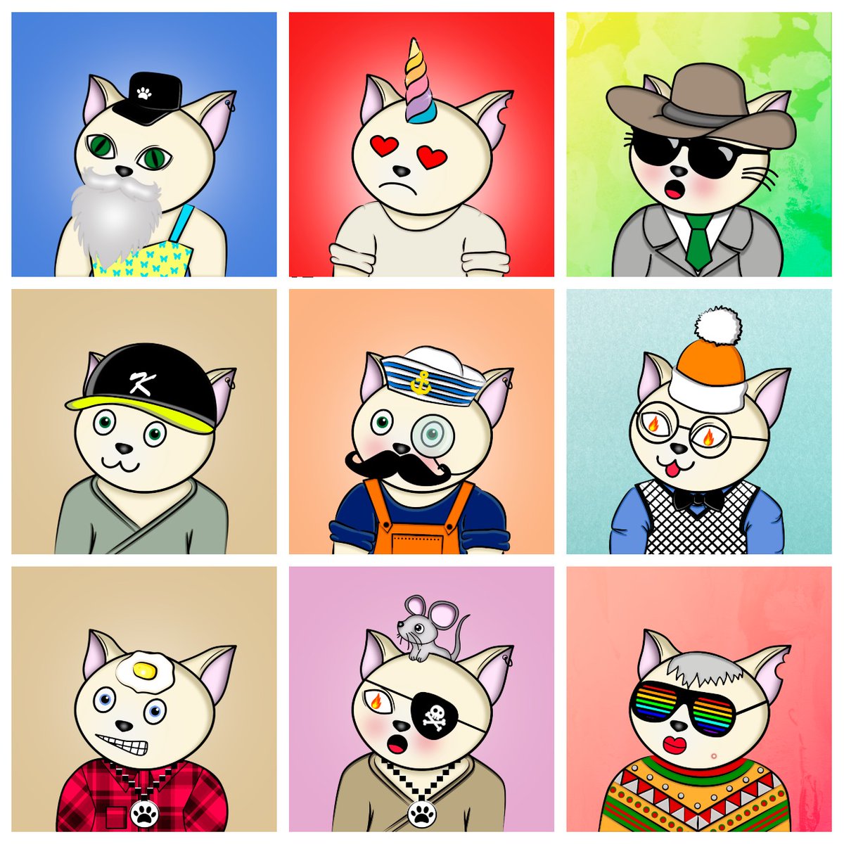 NFTSuperCats's tweet photo. @MihaiEmilSuciu Hello, I looked at your NFT collection, and I saw the kitties there. If our love for cats is similar, I hope we will interest you, if not, I apologize for the inconvenience )))
https://t.co/0L8uBfRHBh https://t.co/3wlcIoKIK0