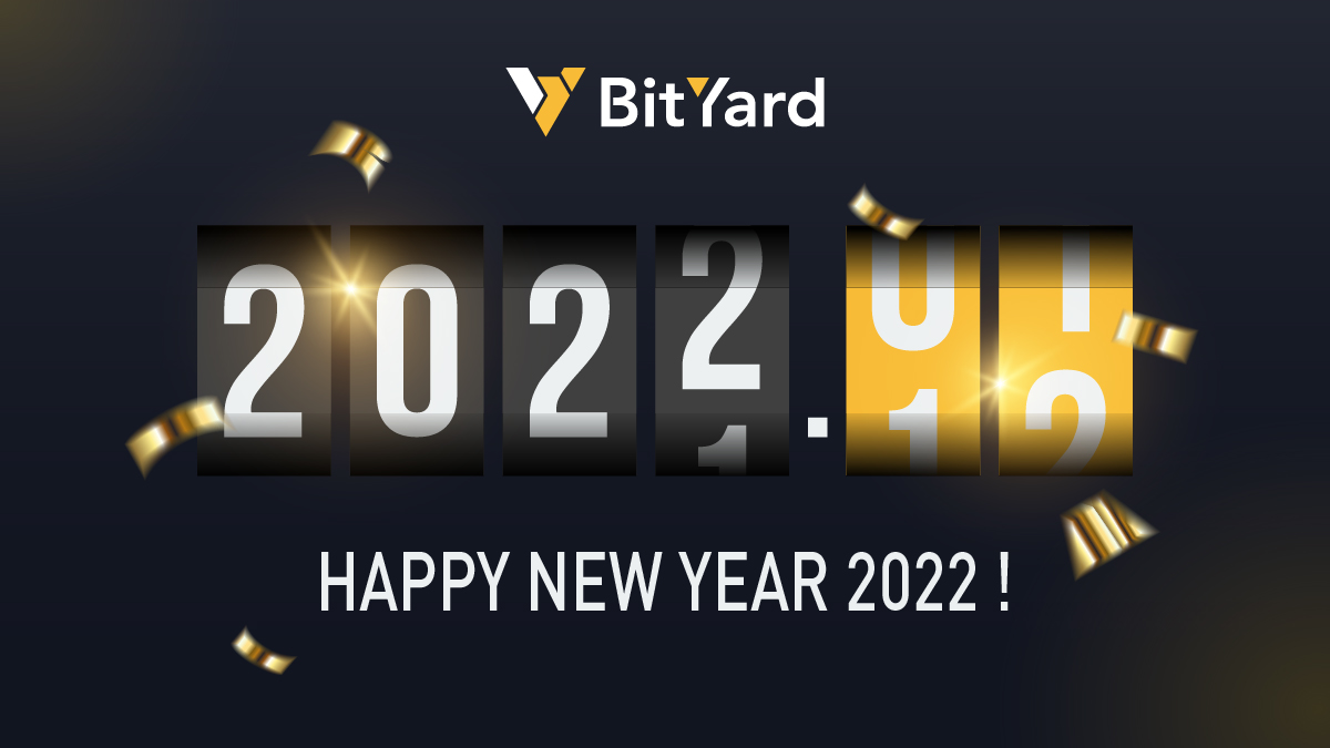 🔥$500 GIVEAWAY🔥

-retweet and tag @BitYard_Global &amp; 2 friends                                                              -Share with us your New Year's Greetings celebration word and use #Happy2022BitYard

📢10 lucky winner from retweets will get $50
-Ends JAN 1 UTC 10:00AM