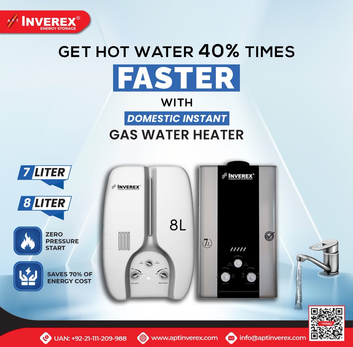 InverexSolar's tweet photo. Unpredictable weather? Well, keep away the icy vibes with Inverex Domestic Instant Gas Water heater and nurture your daily hygiene with a hot shower.
Inverex | #ChangingYourLifeBetterWay
For More Details
📞 https://t.co/Swxkxsn0kc
🌏 +92-21-111-209-988 https://t.co/YIWimWqJnn