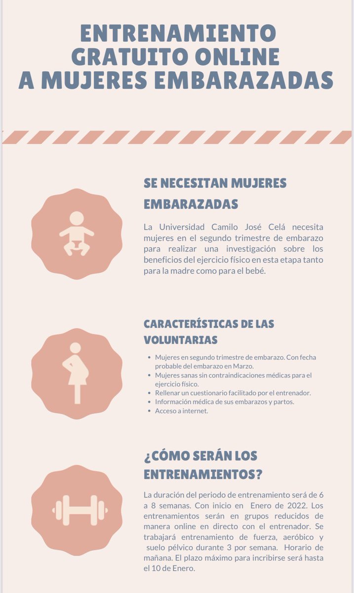 EduRMartinez7's tweet photo. ¡Hola a todos no suelo hacer esto pero me hace falta toda vuestra ayuda! 💪🏻😬

Necesito mujeres embarazadas para mi Trabajo Final de Grado 🤰🏻📚

A la gente interesada que me contacte por MD 📩

Cualquier RT se agradece muchísimo 🔁 https://t.co/HbFgS8Bpgm