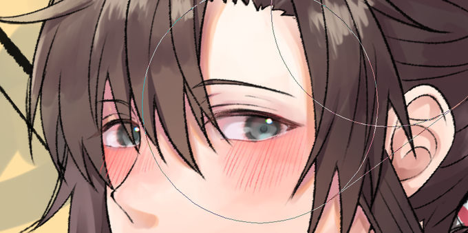 おめめ可愛く描けた～～～!! 