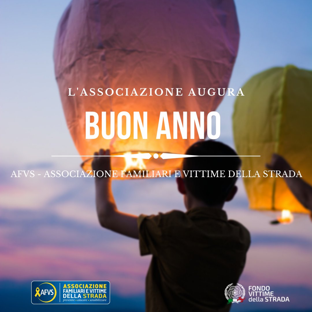 AsVittimeStrada's tweet photo. L'Associazione augura buon anno❤️ https://t.co/1KXznHcduA