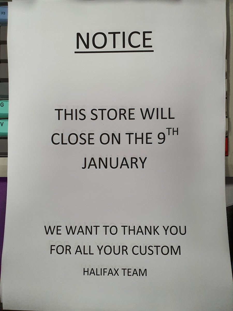 GAMEHalifax's tweet photo. With our deepest regrets, GAME Halifax will close on the 9th of January.

You can continue shopping with GAME online or in other stores.

To all our loyal customers, we will miss you. 

Goodbye from ...

Jamie
Georgina
Ash
Umer
Hannah
Aamer

Team Halifax https://t.co/o3hLWUaK8X