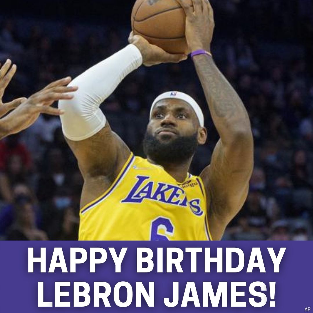 HAPPY BIRTHDAY! NBA star LeBron James turns 37 years old today!

Has he surpassed Michael Jordan as the GOAT?  