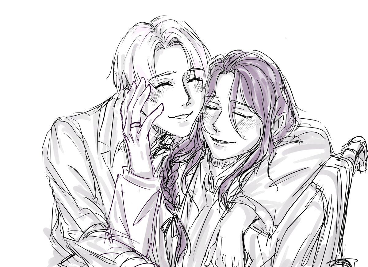 Berlarian mengejar seseorang pria jangkung dgn surai ungu kemerahan

"Kau tau syu, aku bahagia sekarang. Sangat bahagia. " Rengkuhan datang ketika reni menundukan kepalanya.

"Aku yakin mereka akan senang dan ikut bahagia dengan kita." Tepukan hangat mengenai pipi syu otomiya

↳