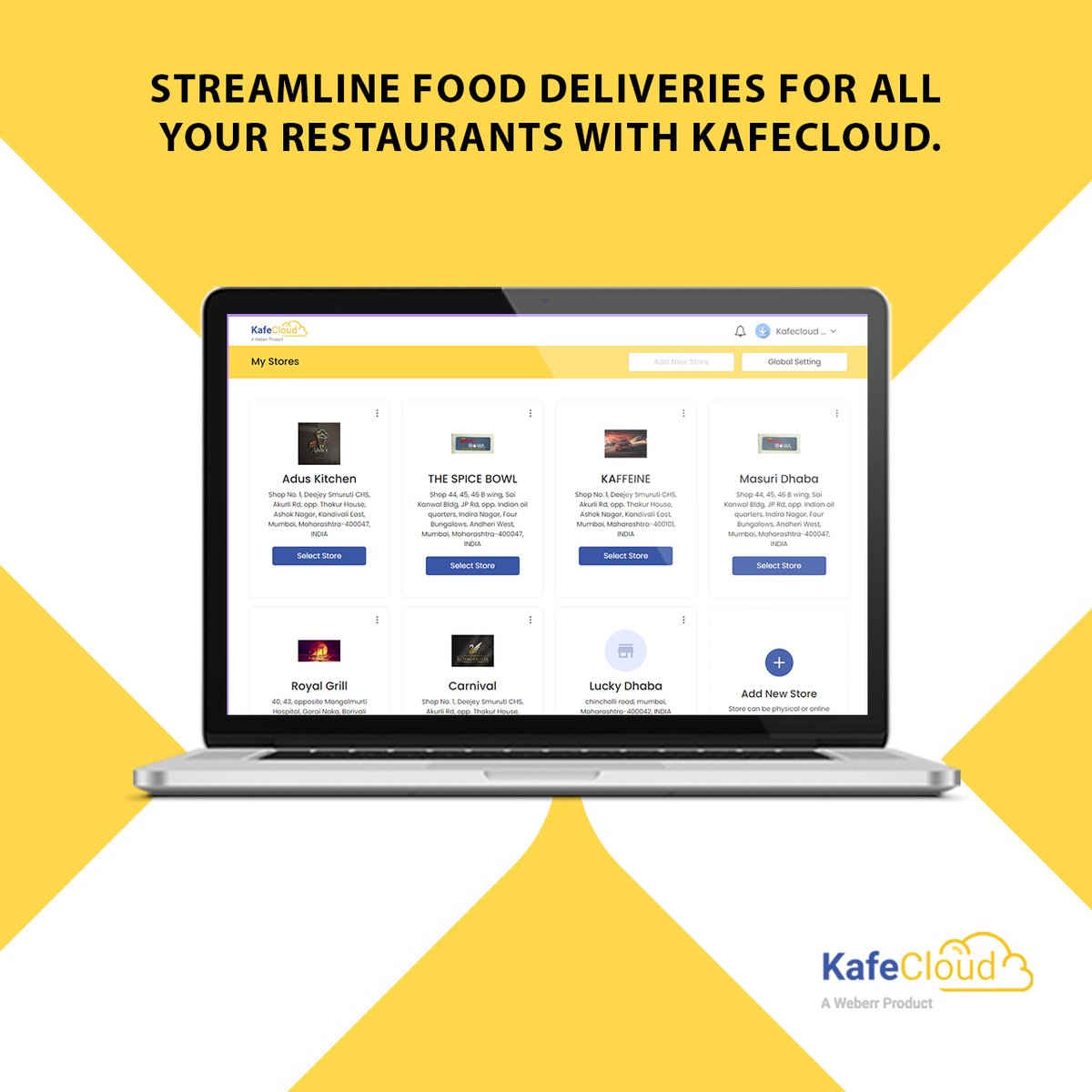 Food deliveries can get chaotic for restaurants during peak season. Get KafeCloud for your restaurant and manage deliveries smoothly. Get an exclusive delivery app where you can take care of food deliveries and rider locations in real-time. DM &amp; get a FREE TRIAL of #KafeCloud