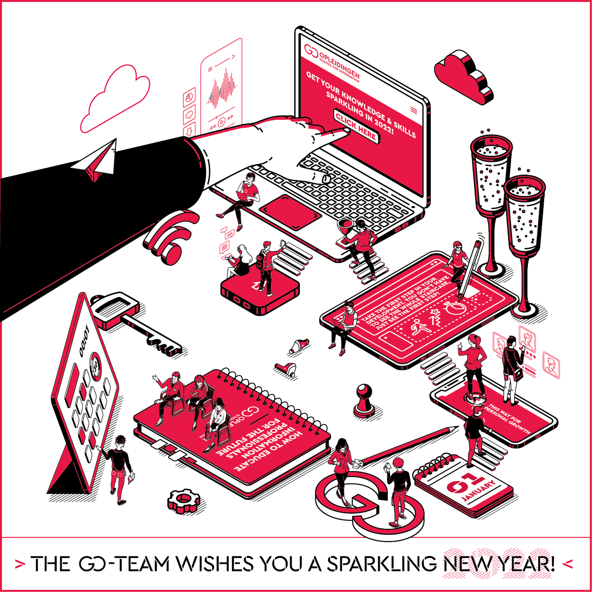 GOSchoolforInf1's tweet photo. We wish you a beautiful, inspiring and healthy #2022! With many opportunities for your professional development!

In 2022 we would also like to help you remain #successful in the beautiful field of #information services and improve your career prospects in the process. https://t.co/Cc7mEI3vau