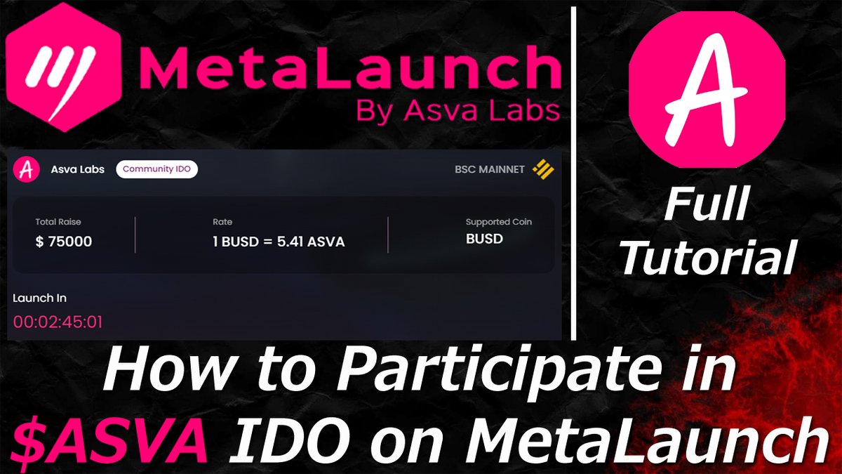 TechHelpInHind2's tweet photo. Asva token sale on MetaLaunch today-How to submit BUSD & claim and How to Trade Today on Pancakeswap
https://t.co/RKHEA9eXjN
TELEGRAM CHNNEL- https://t.co/kqgOasyEXE
#asva #asvatoken #asvatokenlisting #metalaunch #pancakeswap #techhelpinhindi https://t.co/ihVPom4tmr