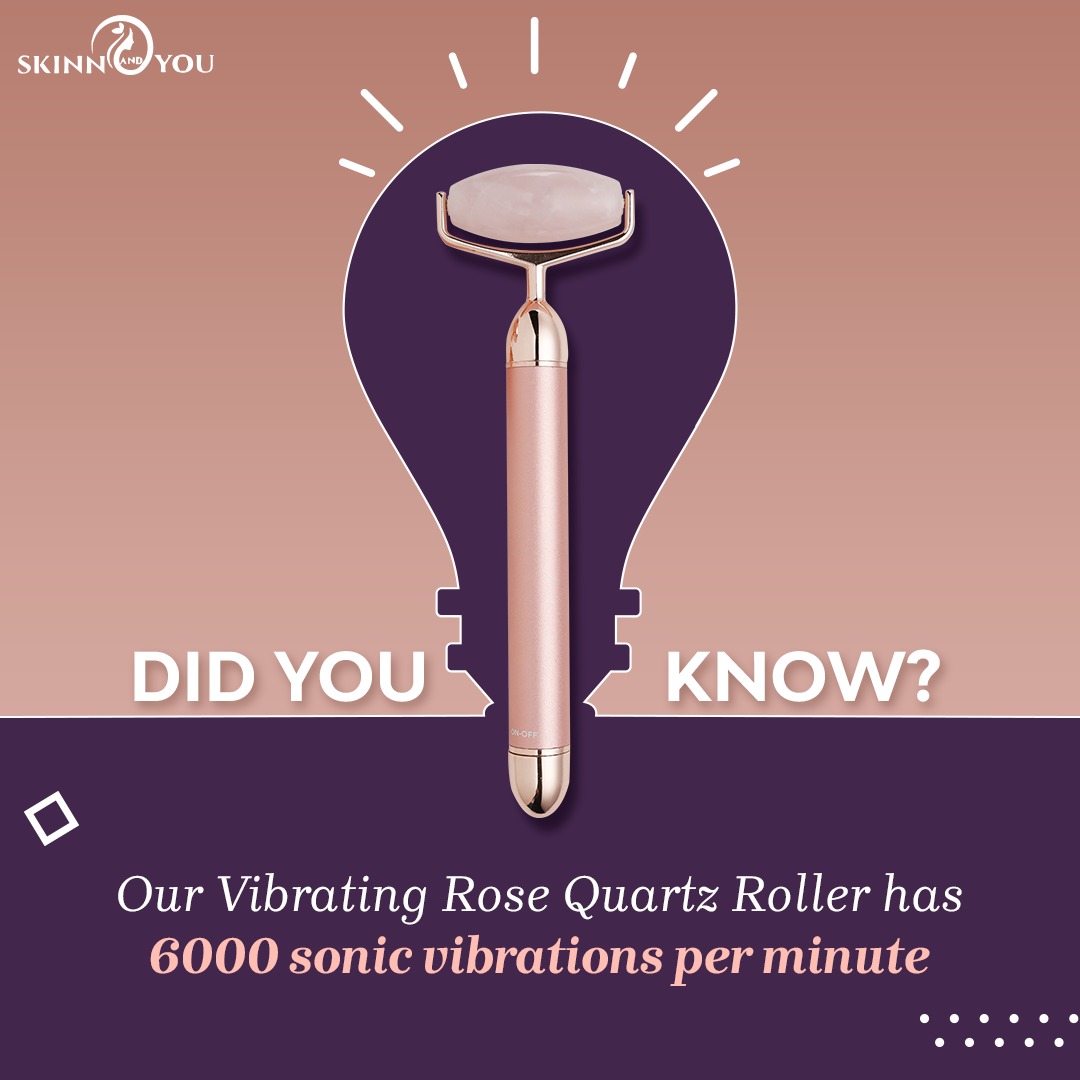 Skinnandyou's tweet photo. Did you know?
Buy Now: https://t.co/lGgcqt7M9s

#SkinnAndYou #RoseQuartzVivratingRoller #RoseQuartz #VibratingRoller #FacialRoller #Skincare #SkinLove #SkinCareTips https://t.co/KpIF99WZLz