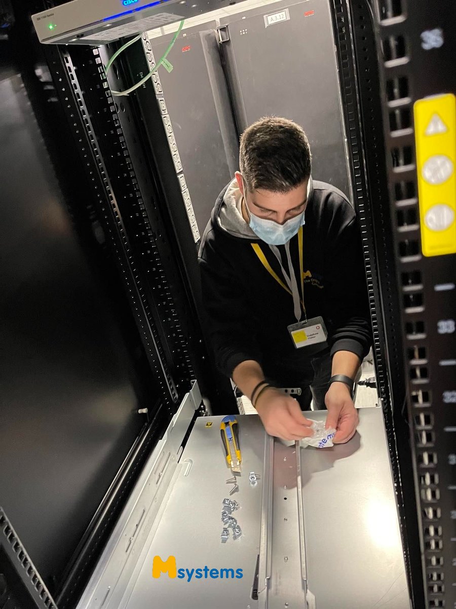 Msystems_Greece's tweet photo. #msystemsSupport
Μεταφορά εξοπλισμού απο on premise server room και εγκατάσταση του σε Datacenter (Vmware cluster - Voip Servers) https://t.co/4R7xSVcg8e
