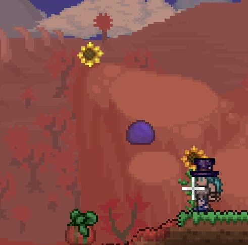 A_zokPRAzok_S's tweet image. ひまわり浮いてた

#テラリア
#Android版