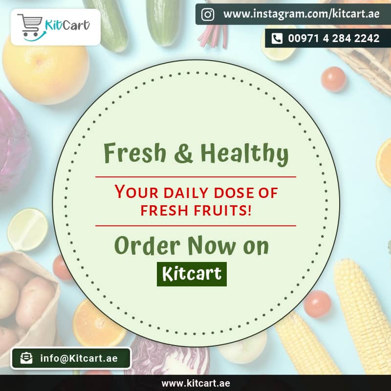 Kitcartae's tweet photo. Fruits are an important part of a healthy eating pattern. The #nutrients in #fruits are vital for the overall health and maintenance of the body system.

Order fresh fruits online on https://t.co/fYOmkkPzMX &amp; be healthy.

#Fruits #Health #OnlineStore #Dubai #UAE #HealthyEating https://t.co/zPMoDoUkGq
