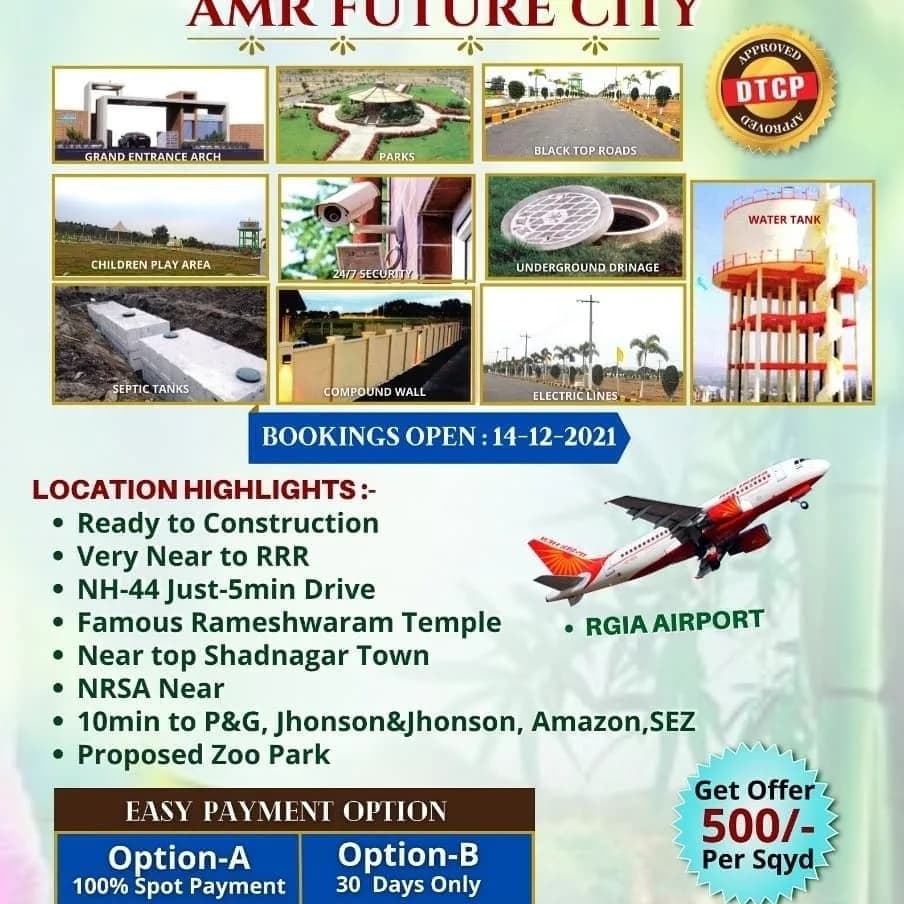 TheMagicMarket1's tweet photo. 𝐅𝐮𝐥𝐥𝐲 𝐝𝐞𝐯𝐞𝐥𝐨𝐩𝐞𝐝 𝐃𝐓𝐂𝐏 𝐚𝐧𝐝 𝐓𝐒-𝐑𝐄𝐑𝐀 𝐚𝐩𝐩𝐫𝐨𝐯𝐞𝐝 𝐨𝐩𝐞𝐧 𝐩𝐥𝐨𝐭𝐬 @shadnagar For details 📲𝟖𝟖𝟗𝟕𝟑𝟖𝟑𝟒𝟖𝟕

 #plots #realestate #property #investment #residential #home #commercial #plotsforsale #realtor #residentialplots #flats #plot https://t.co/menEpTaDUN