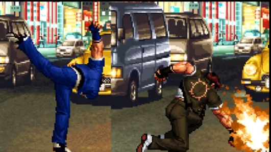 helsic's tweet photo. Excuse me while I remind you that Kyo's assets have been active and visible since 1994. Also Iori's... 
so SNK was ahead of his time in sexualizing men 😂 https://t.co/ZLauDvcIxx