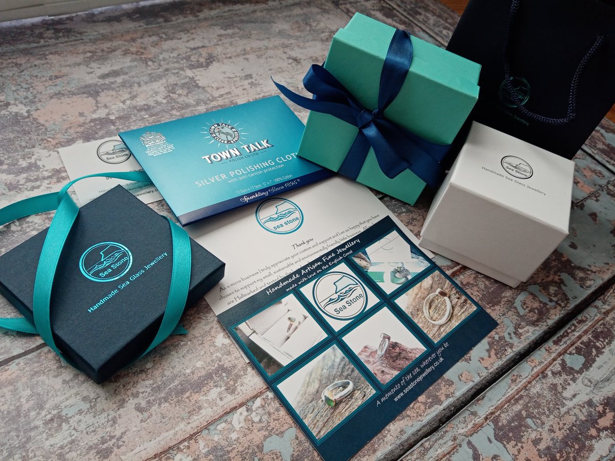Seastoneuk's tweet photo. Thinking of asking any important questions in the new year? My handmade engagement rings use hand collected sea glass and ethically sourced fine metals.
 #sustainability #ethicallymaderings #greenengagementring #sustainablejewelry #engagementring

https://t.co/N8A90fjCgq https://t.co/WDlD7TgY1H