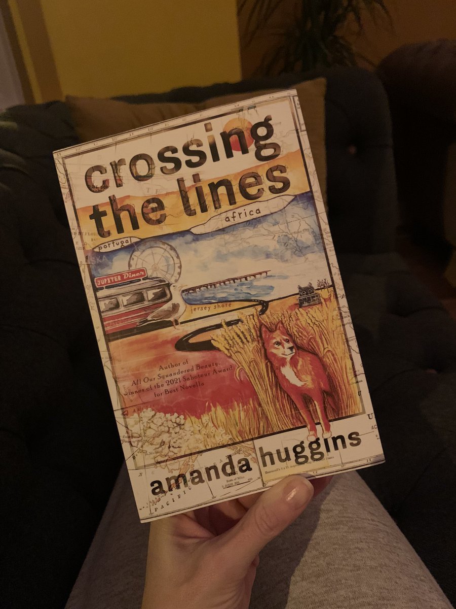 thereadingpara's tweet photo. Finished this charming novella from @troutiemcfish last night. #CrossingTheLines tells the story of 15 year old Mollie, who travels back to her home across 5 state lines after being taken away by her abusive stepfather. Beautifully written! 🙌🏻 https://t.co/quTY9dB3dL