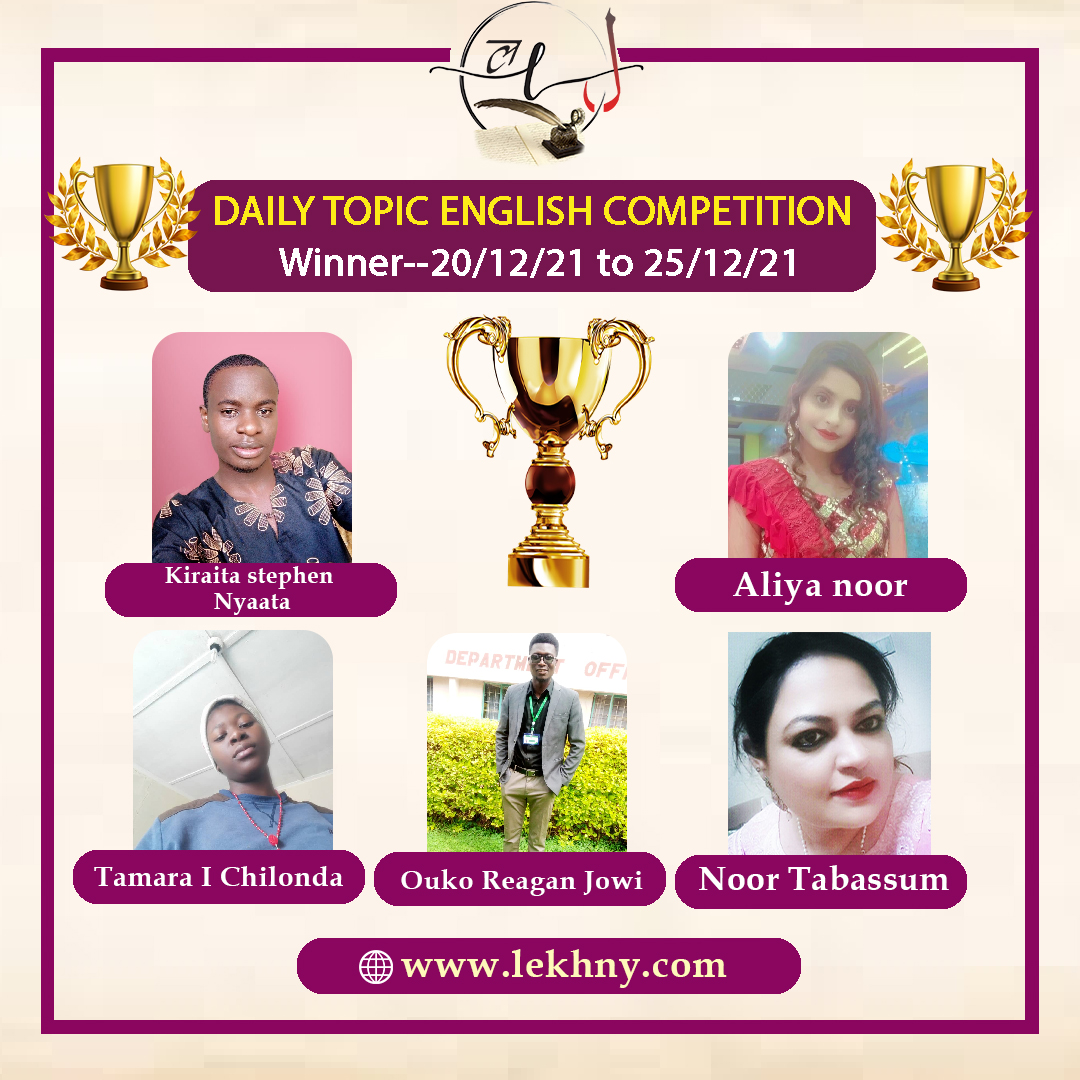 Lekhny1's tweet photo. Lekhny Competition Winners
20.12.21 to 25.12.21
#follow #writersofinstagram #storytelling #beautiful #likeforlikes #storytime #stories #memes #delhi #openmic #video #writers #smile #poetrycommunity 
For more visit us on-
https://t.co/uWuf1TxY6b https://t.co/R9gwo7qMZD