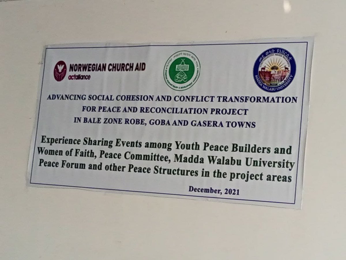 EMRDA6's tweet photo. Ethiopian Muslims Relief and Development Association conduct Experience sharing among youth Peace builders and Women of faith, peace committee Mada Walabu University peace forum and other peace structures https://t.co/FASqluXcE7