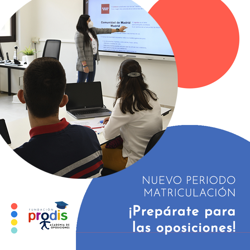 fundacionprodis's tweet photo. 📢 Inscríbete a nuestra academia de oposiciones 📢
Nuevo plazo de inscripción con clases adaptadas, temario de lectura fácil y apoyo de los profesionales de Prodis, todo con la colaboración de @SKR_escuela preparadores
Más info e inscripciones 🔗 https://t.co/07GNo7DnhK o  👇👇 https://t.co/FtmQ4JwRe6
