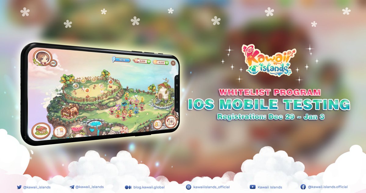 kawaii_islands's tweet photo. 🥳250 Whitelist slots calling for IOS Testers🍀
 
Our testers will be able to enjoy the game on their Apple devices next week. 
 
Official mobile versions will go live in Q1, 2022 on both #Android and #IOS.
 
Register 👉 https://t.co/MMCbKhKWvt
 
#BSC $KWT $MILKY #Metaverse #NFT https://t.co/fqMFKY4br4
