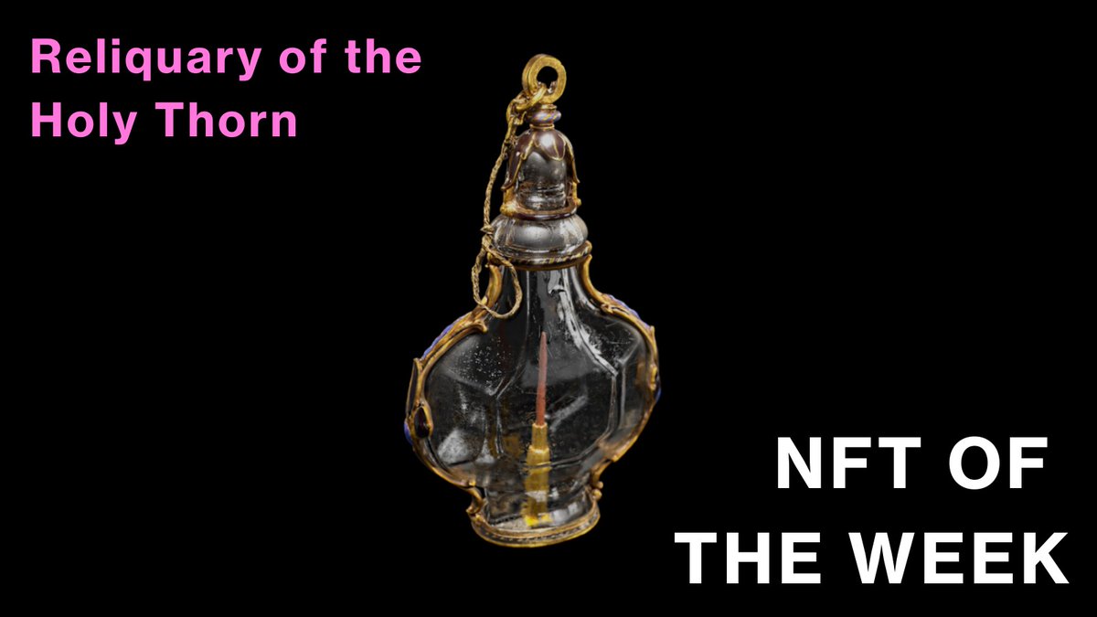 Artentik_'s tweet photo. This weeks featured NFT is the reliquary that is believed to hold the holy thorn from Christ's crown of thorns.

The thorn holds enormous spiritual value and is believed to have a protective nature. 

Get your piece today at https://t.co/LfcmdfUffB

#nft #nftcollector https://t.co/eEGwHPUoZ5
