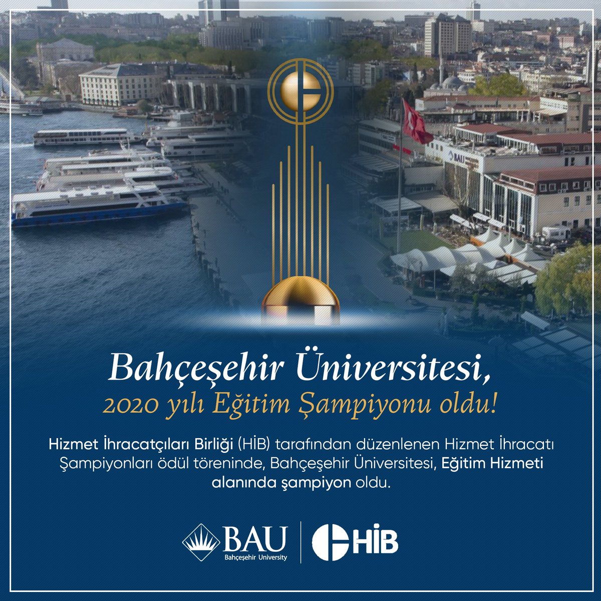 Bahçeşehir Üniversitesi, 2020 yılı Eğitim Şampiyonu oldu!

Hizmet İhracatçıları Birliği (HİB) tarafından düzenlenen, Hizmet İhracatı Şampiyonları ödül töreninde Bahçeşehir Üniversitesi, Eğitim Hizmeti alanında şampiyon oldu!

#WeLoveBAU