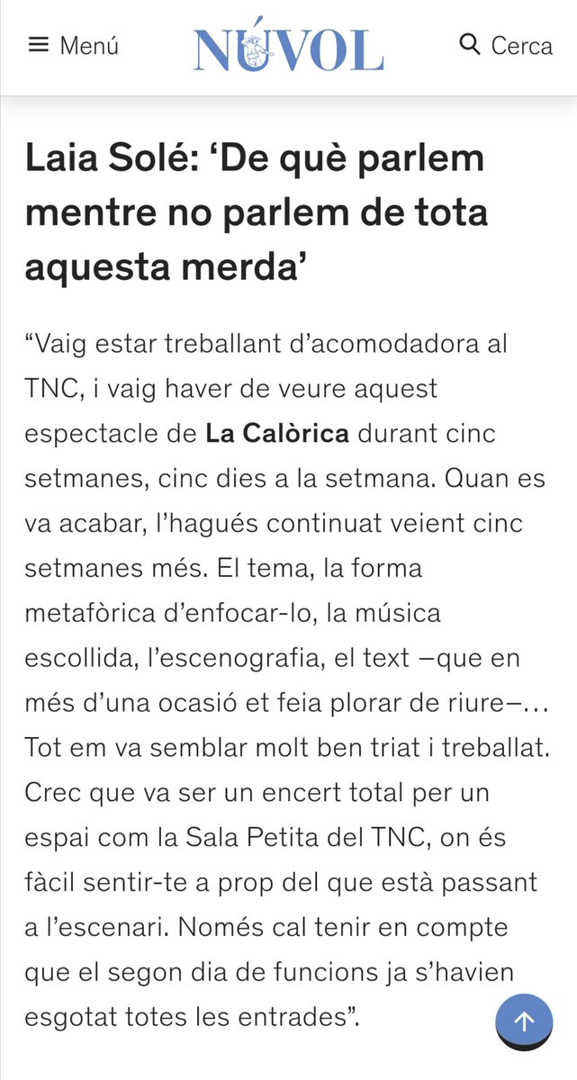 Tracteu bé les acomodadores.
Tenen més poder del que us penseu!