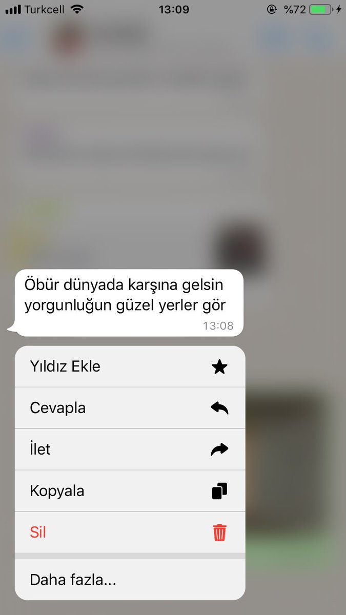 şu sıralar aldığım en güzel mesaj..