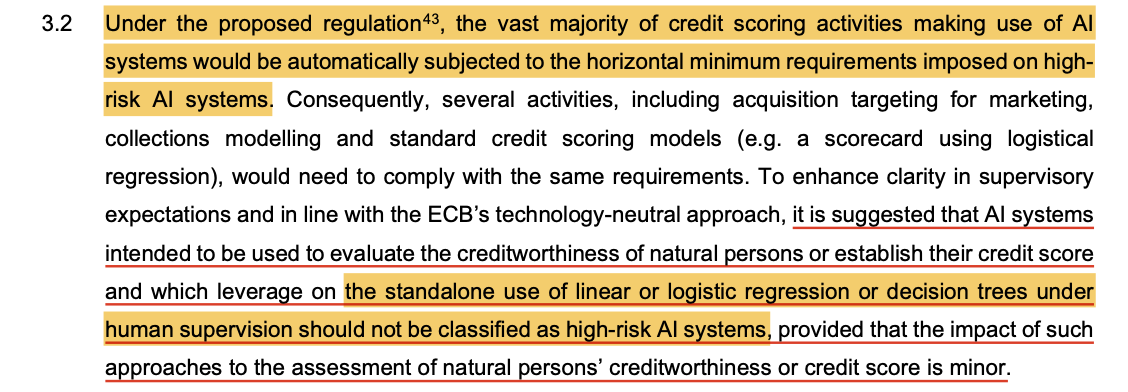rmaestrem's tweet photo. OPINION OF THE EUROPEAN CENTRAL BANK. On a proposal for a regulation laying down harmonised rules on artificial intelligence. https://t.co/r4cvkzlIIm https://t.co/TAJnmZNKRm