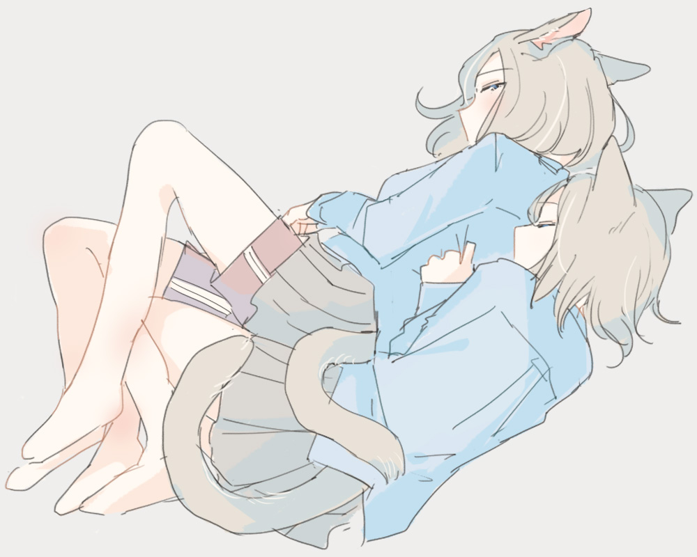 今年描いた青シャツけも耳百合から4枚えらんだやで!!! 