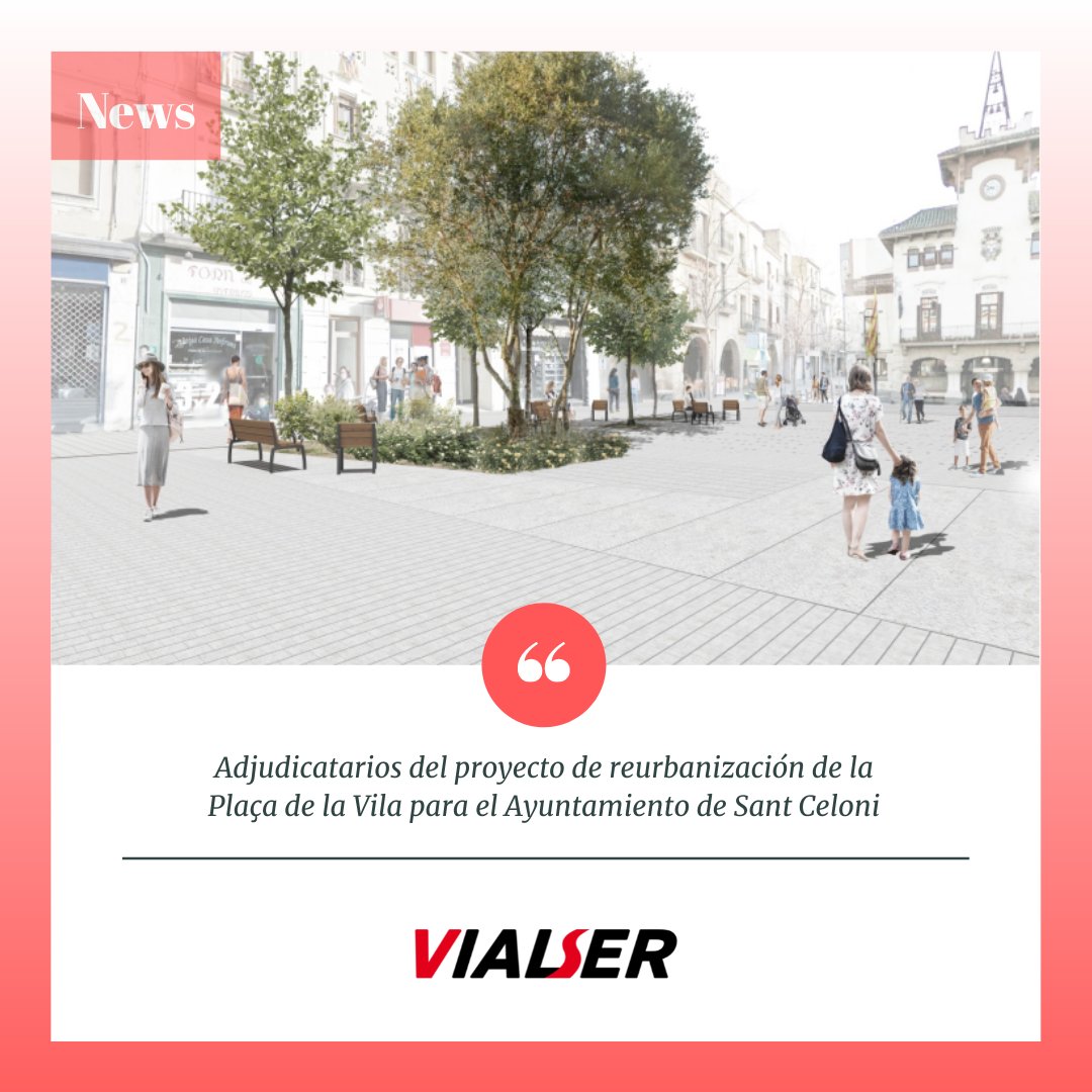 𝗩𝗜𝗔𝗟𝗦𝗘𝗥 ha sido adjudicataria del proyecto de reurbanización de la Plaza de la Vila de Sant Celoni. 

#Vialser #constructora #santceloni #construcción #obracivil #obrapublica #mataro #maresme #reurbanizacion