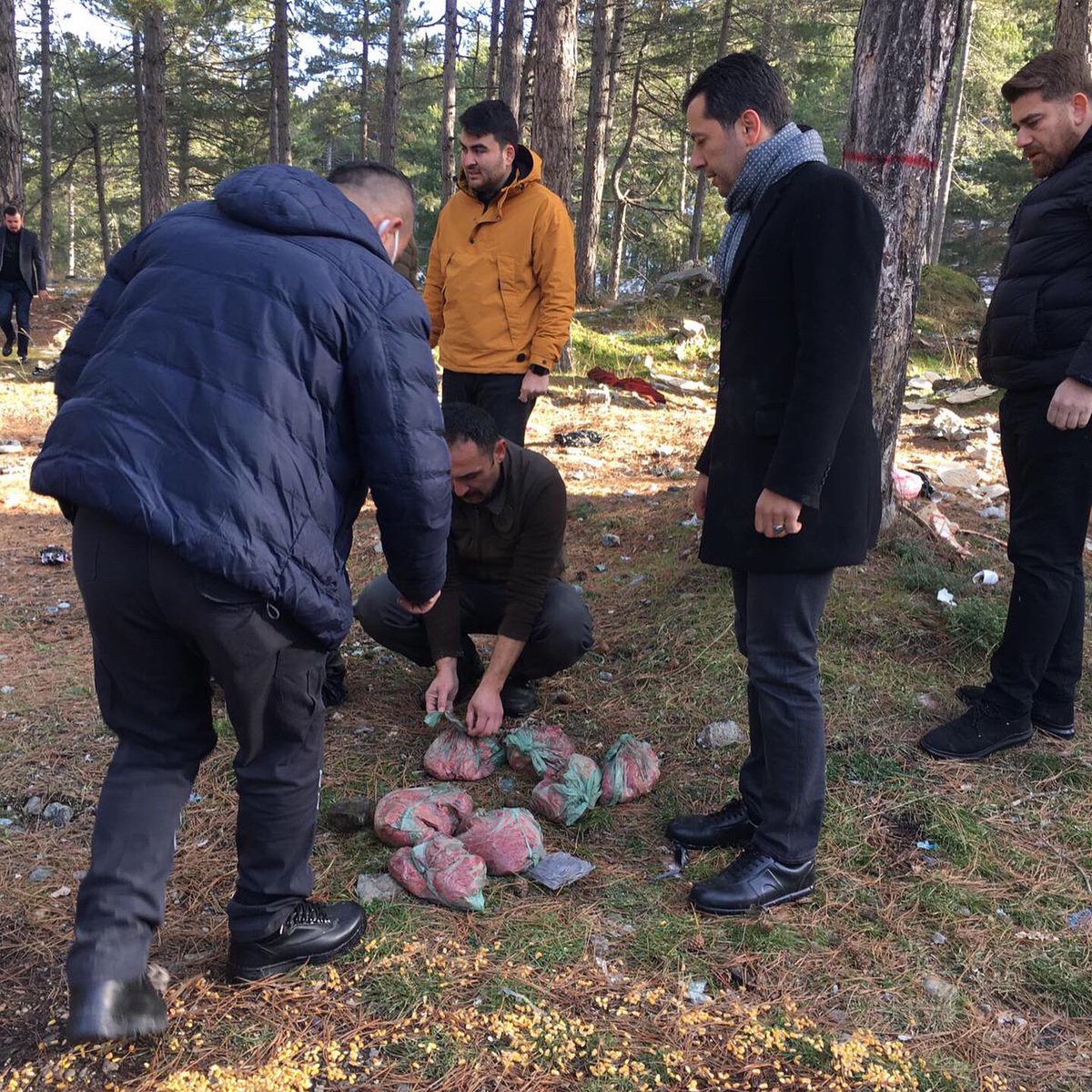 okibrisligil's tweet photo. Osmaniye Doğa Koruma ve Milli Parklar Şube Müdürü Sn. Oktay Deniz'in ev sahipliğinde Milletvekilimiz @kayaismail80 ile birlikte, Zorkun Yaylası Yaban Hayatı Geliştirme Sahası'nda yaban hayvanları ve sahipsiz hayvanlara yönelik yemleme faaliyetimizi gerçekleştirdik. @csk_bsk https://t.co/1PRJhY07Si
