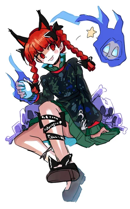 過去絵お燐 