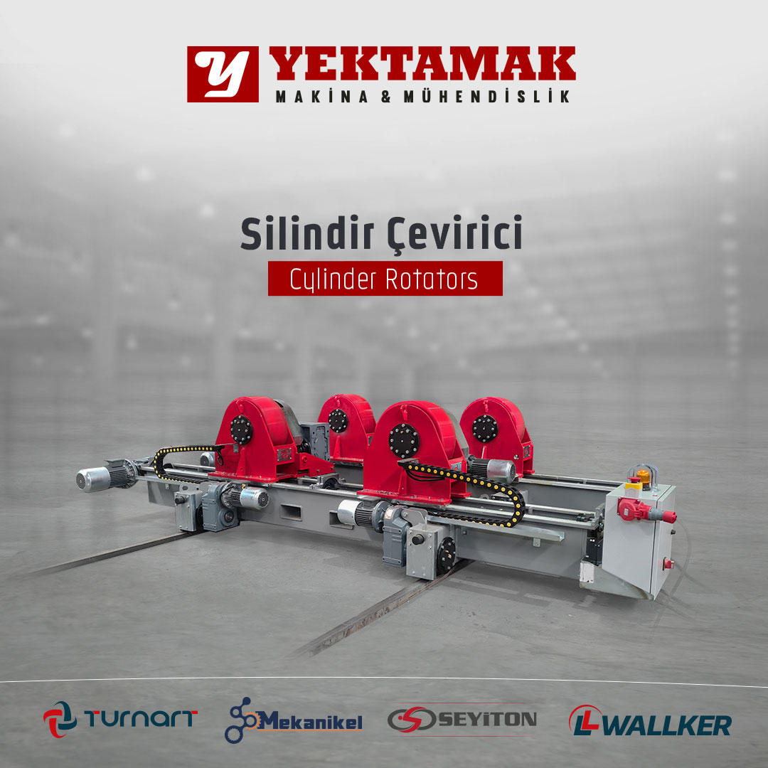 🇹🇷 Yük altında çap ayarı yapabilme yeteneği ve 32 ton taşıma kapasitesiyle Turnart Silindir Çevirici
🇬🇧 Turnart Cylinder Rotators with the ability to adjust the diameter under load and the carrying capacity of 32 tons. 
🖱 yektamak.com.tr
#mühendislik #turnart