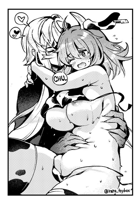 牛柄ビキニ描き納め/ピオぐだ♀ 