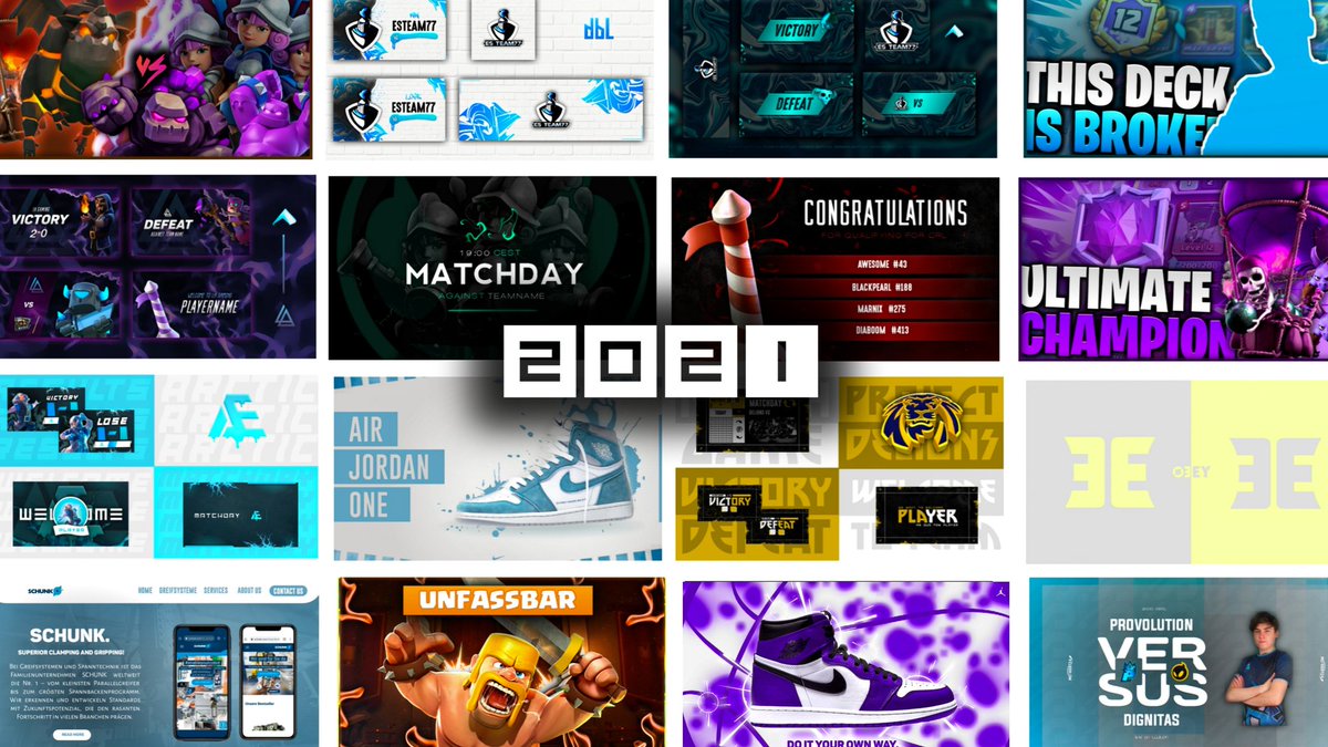 ✨Thanks for an incredible year 2021. Even though I only actively designed half of the year, here are a few highlights ✨