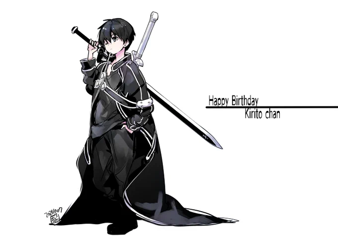 ぺたぺた今までラクガキしてきたSAO絵とか貼っておきますね!キリトさん～。最後のはうちのSAOガールズオプスのクロと一緒。この二人戦わせたいんじゃーと意気込みつつシナリオ組んで、担当さんのお知恵も借りて念願かなったのです、ありがとう。^ ^*) 