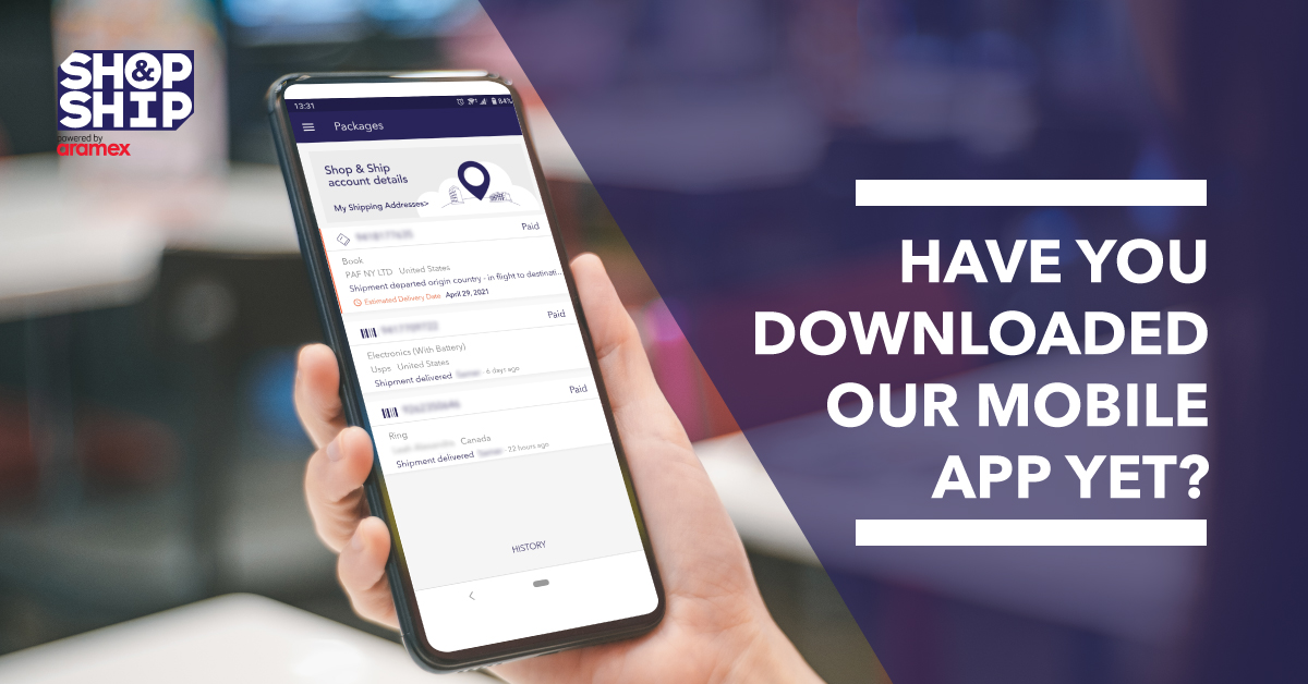 ShopandShip's tweet photo. Access smart features like shipment tracking and more by downloading our mobile app.
https://t.co/Ne7uyqOyi0
#sns #shopandship #globalshopping #onlineshopping #shopping #mobileapp #shipmenttracking #snsapp https://t.co/KafLfVZRdw