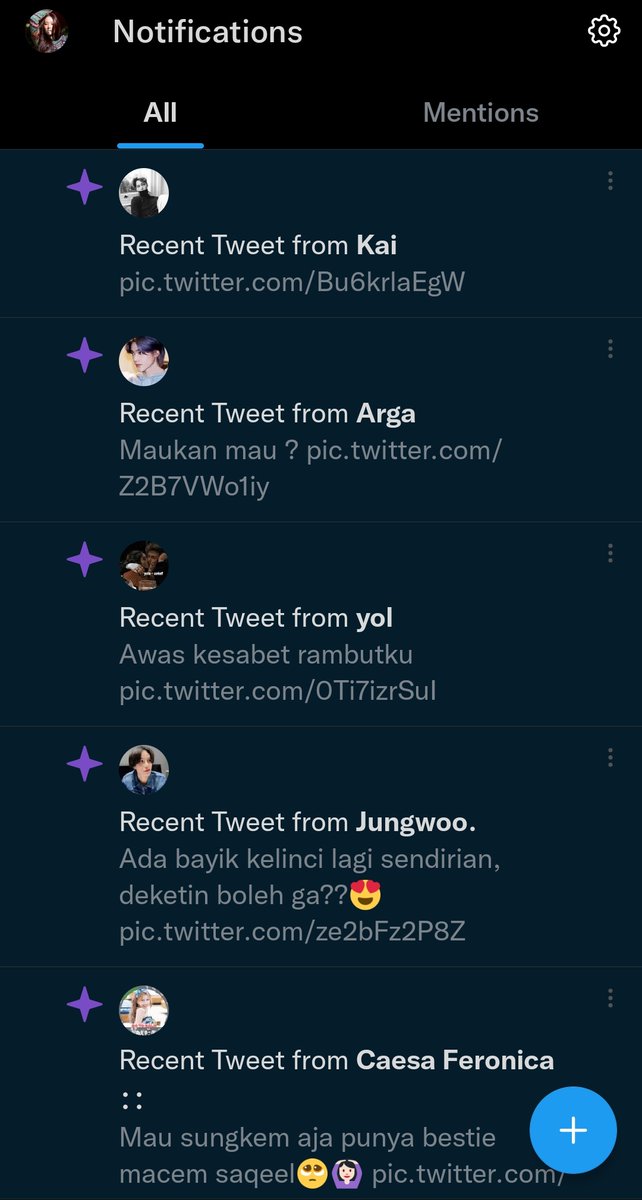 Vousmevos's tweet photo. Kenapa notif gue gini semua 🙃 https://t.co/70nWok8eS6