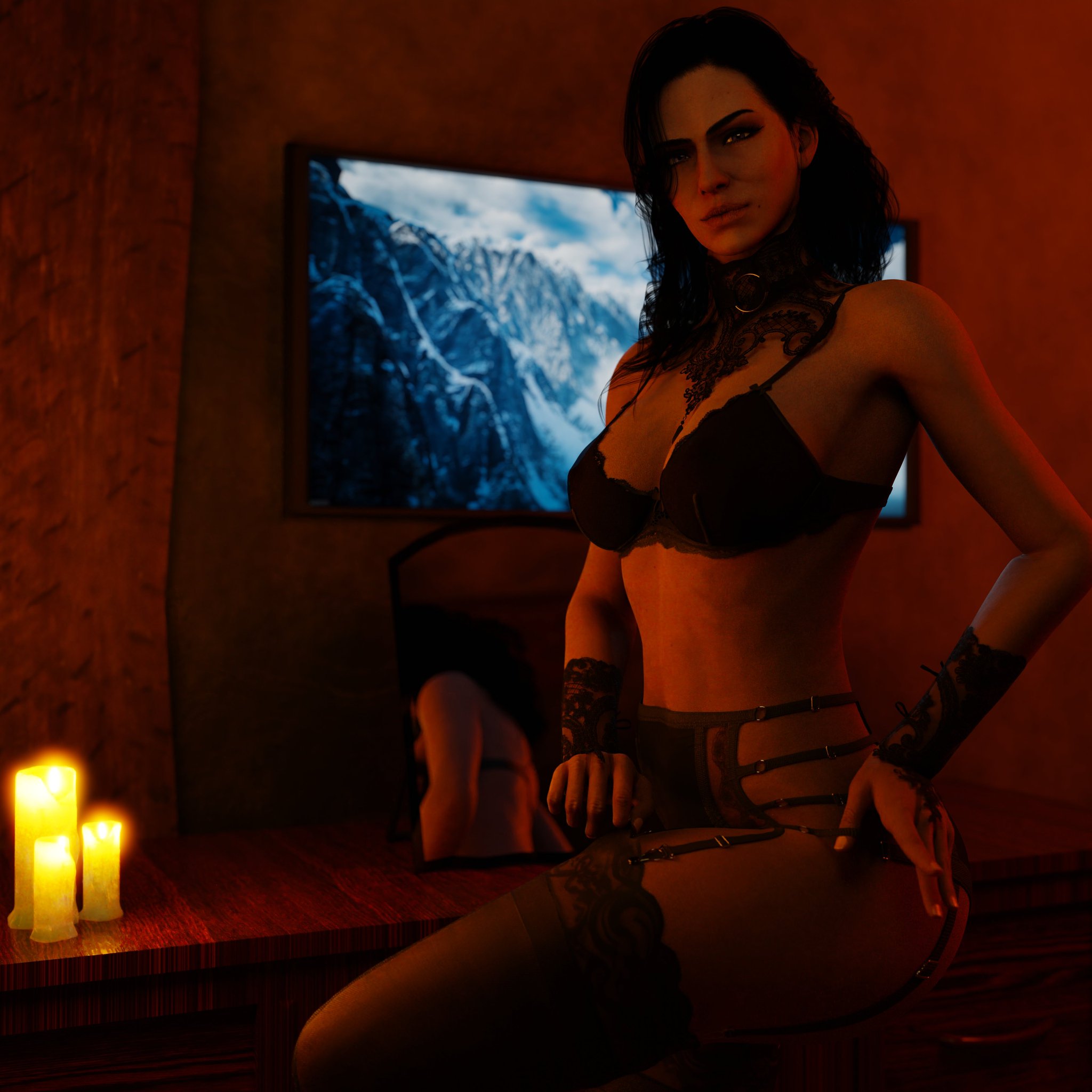 Checkpik on X: Model by:@code_restricted #blender3dart #blender #night  #Blender3D #witcher #TheWitcher #yennefer t.comROzXF0wYm  X