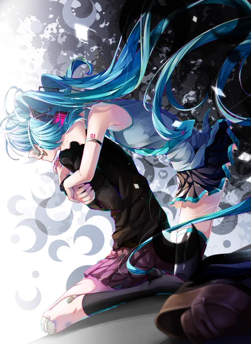 今年描いた初音ちゃん 