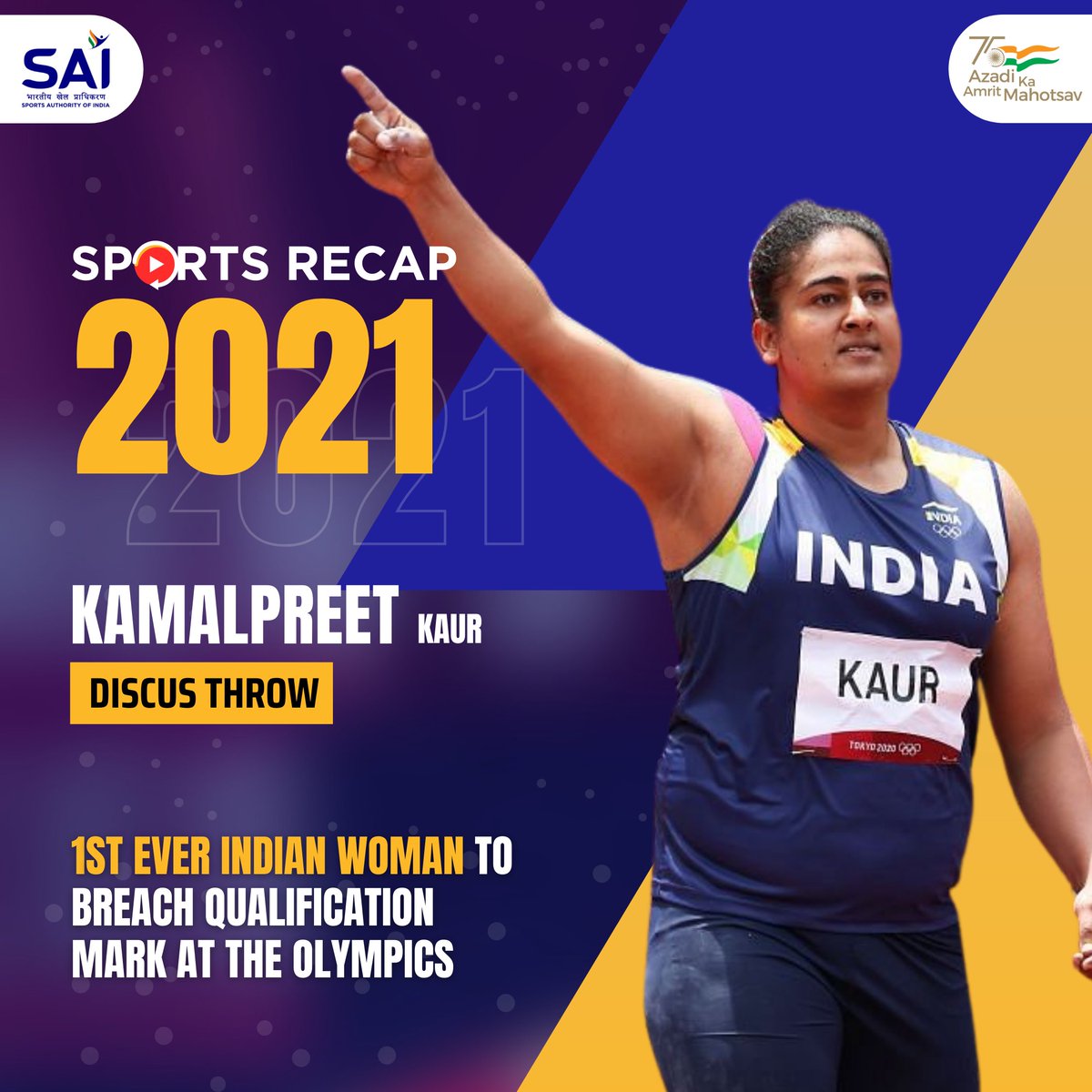 #SportsRecap2021 | Part 1

Let's look back at some of 🇮🇳's first-ever achievements and moments for the year 2021 

<a href="/IamBhavaniDevi/">C A Bhavani Devi</a> <a href="/nettienetty/">Nethra Kumanan</a> <a href="/swim_sajan/">Sajan Prakash</a> <a href="/Kamalolympian/">Kamalpreet Kaur</a> 

#IndianSports 
#ThrowbackThursday