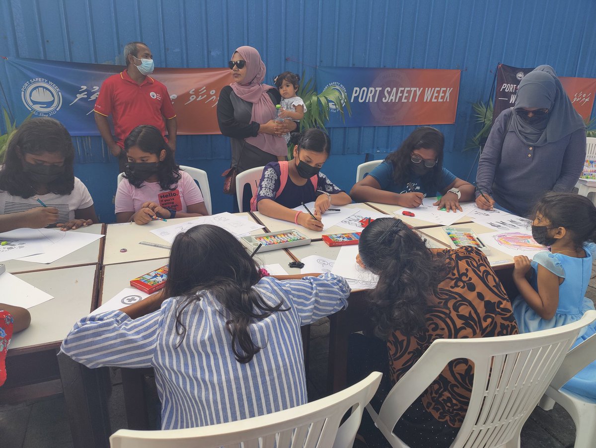 Portmv's tweet photo. #PortSafetyWeek2021 Children's drawing competition.
#HappeningNow #PortSafetyWeek https://t.co/xJAb2QxGb3