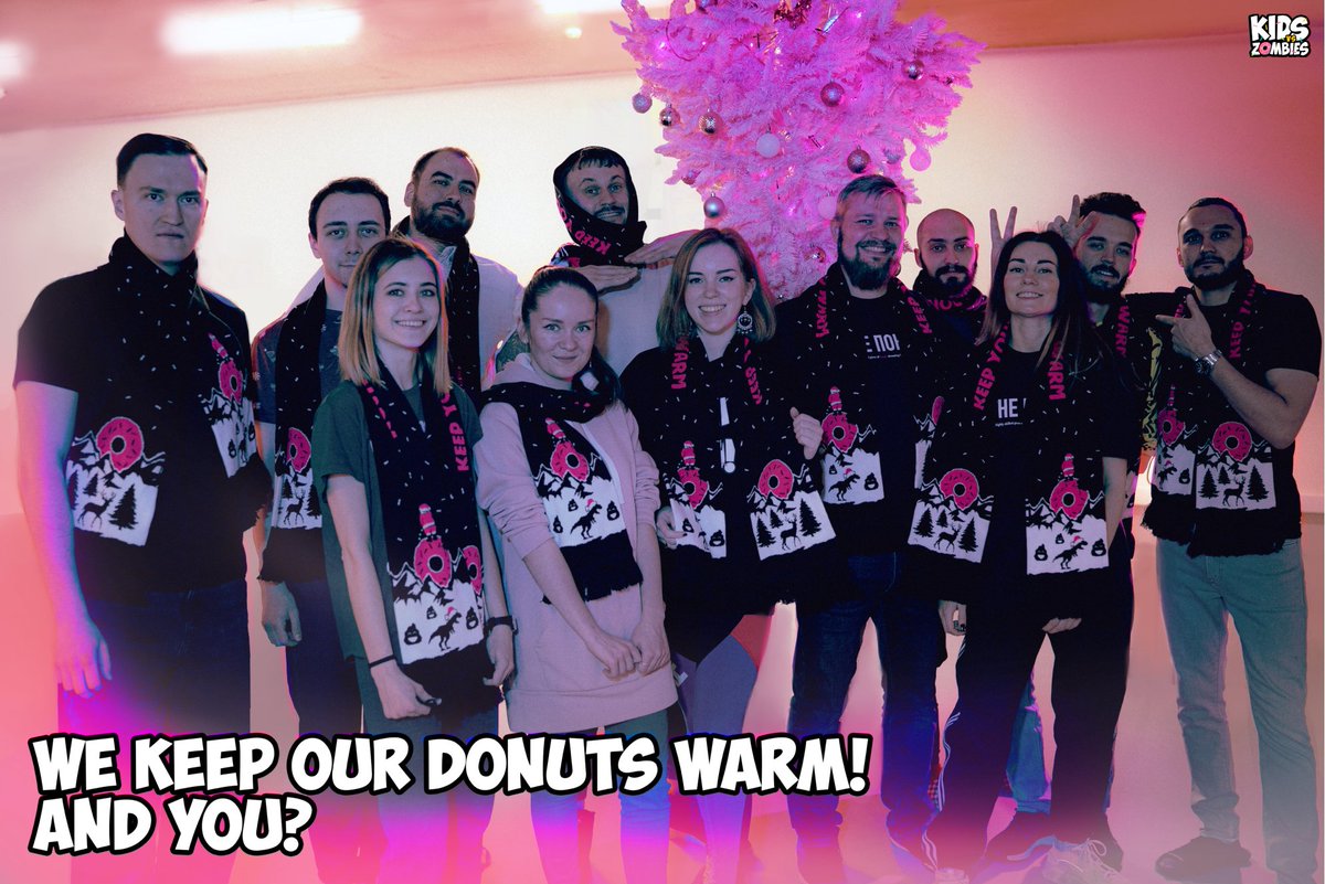 DonutPunks's tweet photo. Opening act before the #NewYear successfully started on #Donut corporate #party!πCatch the celebrations vibes and may 2022 be rich in sweet #donuts and victories over rotzombies!π©π
#DonutLab #DonutLabInc #KidsvsZombies #KeepYourDonutsWarm https://t.co/PcOH3OQUmw