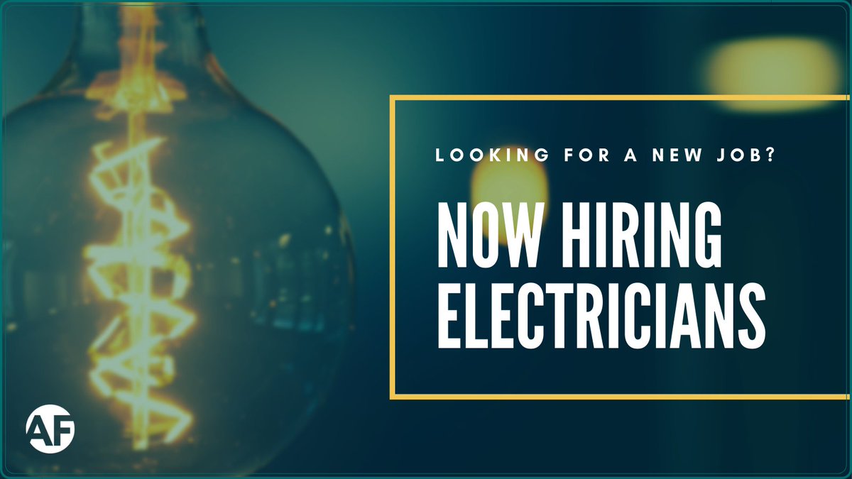 info_afeco's tweet photo. Are you an #Electrician looking for a new role in 2022? 

We’re looking for a bright spark 💡 to join our growing &amp; friendly team at AFECO – we offer a competitive salary, company van, pension, opportunity for overtime + more! 

Apply here: https://t.co/ypDrBnxOR6 https://t.co/MMufaszvwK