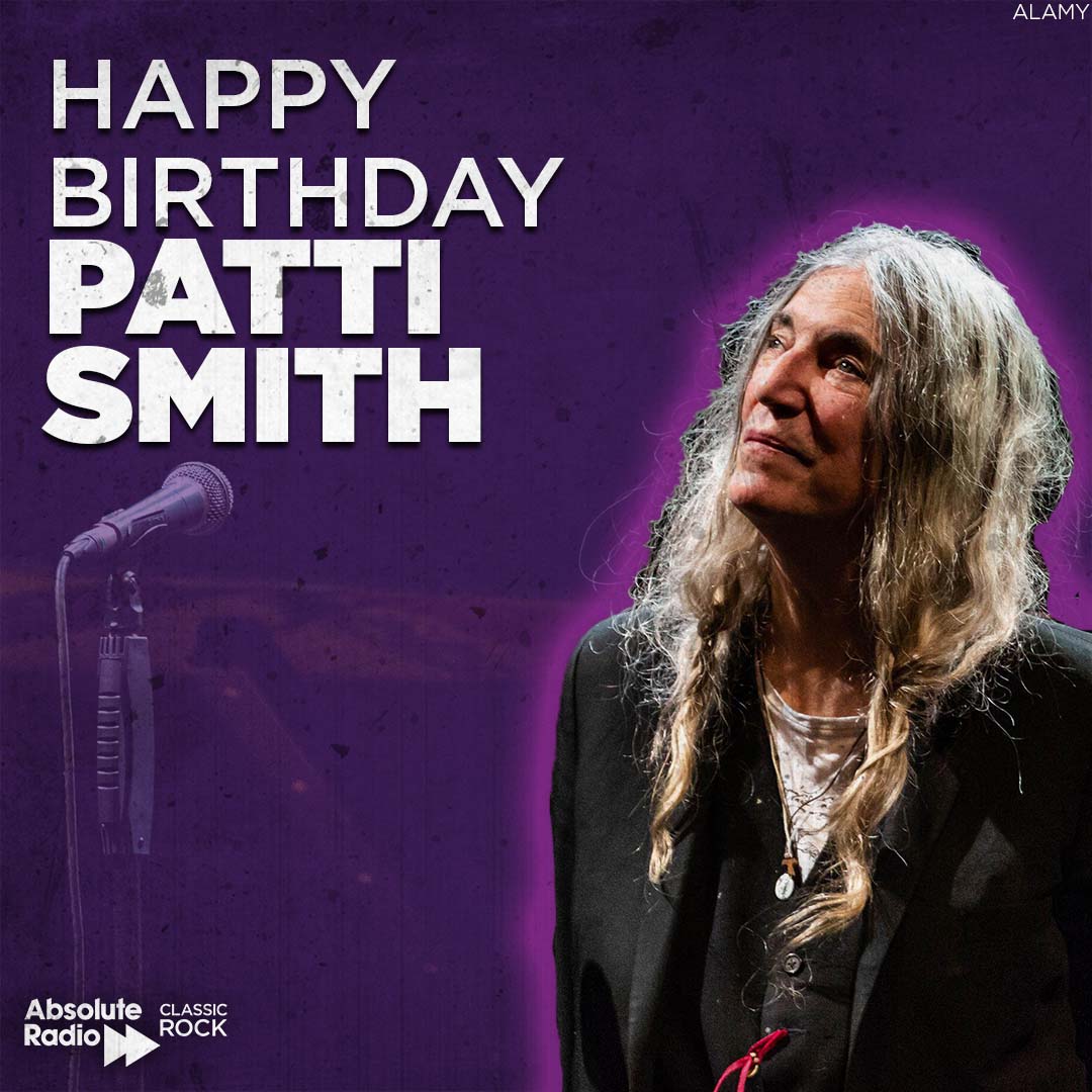 Happy birthday to an icon The incredibly talented Patti Smith is 75 today. 