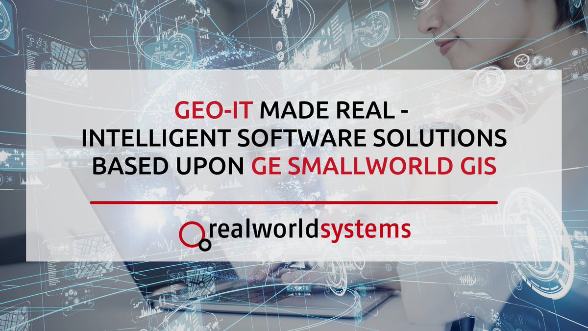 RealworldTweets's tweet photo. We deliver intelligent software solutions based upon GE Smallworld GIS. Arguably the best platform to professionally and intelligently plan and optimise your networks.
https://t.co/jBpbm826NA
#RealworldSystems #SoftwareSolutions #GESmallworld #NetworkSolutions #GeoIT https://t.co/BmLaqJDhku