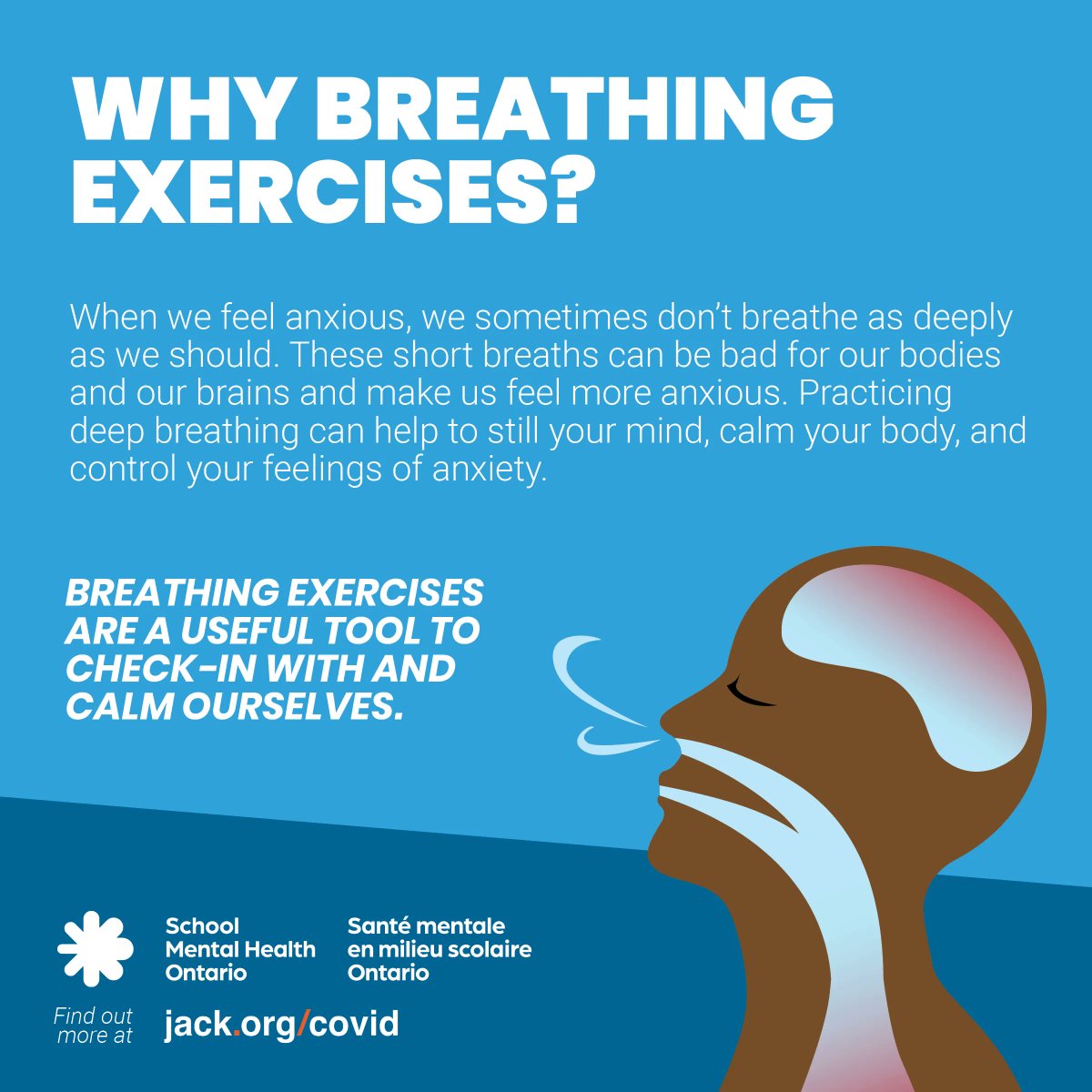 PeelSchools's tweet image. It’s normal to feel anxious during challenging times. Try these exercises to help ease your anxiety.