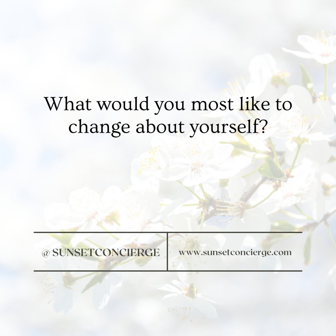 griefessions's tweet photo. What would you most like to change about yourself?

#sunsetconcierge #made2blossom #legacystylist #legacyandtea #deathfluencer #deathpositive #services #gratitude #gratitudedaily #inspiration #instagood #lifestyle #today #gratitudelist #atlanta https://t.co/Yq56gVXUPF